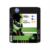 OEM HP 910XL HY Color Ink Cartridge 3-Pack 3YM86BN