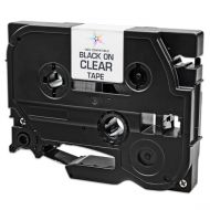 Compatible Replacement for TZe-111 Black on Clear Tape (Brother P-Touch Series)
