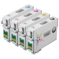 Bulk Set of 4 Ink Cartridges for Epson T088