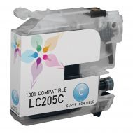 Brother LC205C Super HY Cyan Compatible Ink