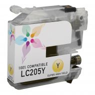 Brother LC205Y Super HY Yellow Compatible Ink