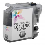 Brother LC201BK Black Compatible Ink