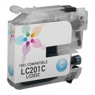 Brother LC201C Cyan Compatible Ink