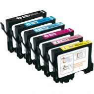 Compatible Replacement for Epson T048 Set of 6 Ink Cartridges B/M/Y/C/PC/PM