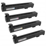 Remanufactured Replacement Toner Cartridges for HP 827A, (Bk, C, M, Y)