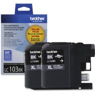 OEM Brother LC1032PKS HY Black Ink Cartridges, 2 Pack
