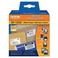 Brother DK-1202 White Genuine Shipping Labels, 2.4 in x 3.9 in