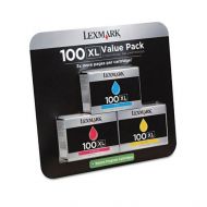 OEM Lexmark 100XL HY Cyan / Magenta / Yellow Cartridges