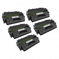 Compatible Canon 119 II Toners, 5 Pack Black