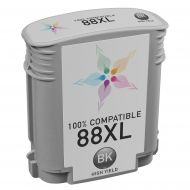 Remanufactured High Yield Black Ink for HP 88XL