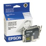 OEM Epson T0347 (T034720) Light Black Ink Cartridge