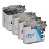 Bulk Set of 4 Ink Cartridges for Brother LC10E