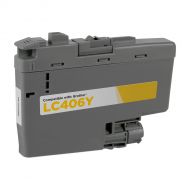 Comp Brother LC406Y Yellow Ink Cartridge
