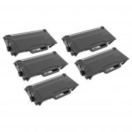 Compatible Brother TN850 High Yield Black Toners - 5 Pack