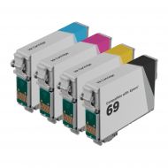 Bulk Set of 4 Ink Cartridges for Epson T069