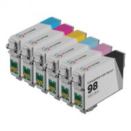 Bulk Set of 6 Ink Cartridges for Epson T098