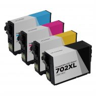 Bulk Set of 4 Ink Cartridges for Epson 702XL