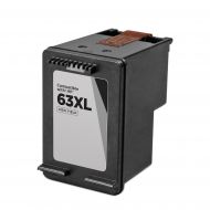 Remanufactured High Yield Black Ink for HP 63XL