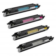 Remanufactured Replacement Toner Cartridges for HP 130A, (Bk, C, M, Y)