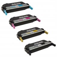 Remanufactured Replacement Toner Cartridges for HP 643A, (Bk, C, M, Y)