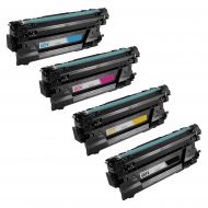 Compatible Replacement HY Toner Cartridges for HP 657X, (Bk, C, M, Y)