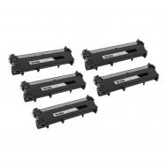 Compatible Brother TN660 High Yield Black Toners - 5 Pack