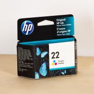 Original HP 22 Tri-Color Ink Cartridge, C9352AN