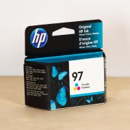 Original HP 97 Ink Cartridge, Tri-Color C9363WN
