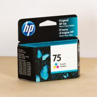 Original HP 75 Tri-Color Ink Cartridge, CB337WN