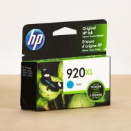 Original HP 920XL Cyan Ink Cartridge, CD972AN