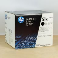 HP Q7551XD (51X) Black Original Laser Toner 2 Pack