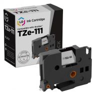 Compatible Replacement for TZe-111 Black on Clear Tape (Brother P-Touch Series)