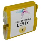 Compatible LC51Y Yellow Ink for Brother