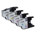 Bulk Set of 4 Ink Cartridges for Brother LC75