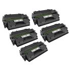Compatible for HP CE505X Toners, HY 5 Pack