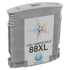 Remanufactured High Yield Cyan Ink for HP 88XL