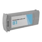 Remanufactured Light Cyan Ink for HP 81