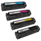 Remanufactured Replacement Toner Cartridges for HP 131A, (Bk, C, M, Y)
