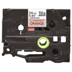 Brother TZeB51 OEM Black on Fluorescent Orange Tape