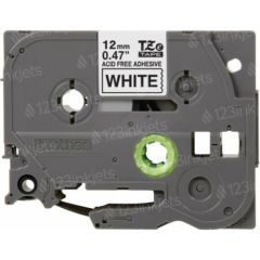 Brother TZEAF231 OEM Black on White Tape