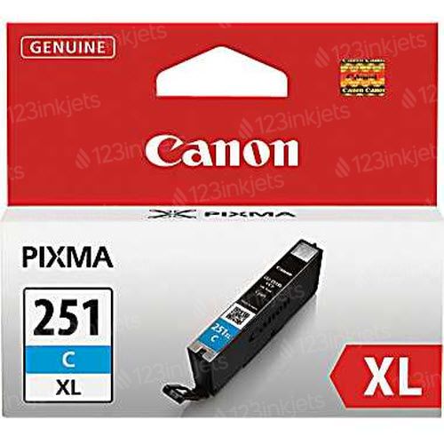 Get These CLI-251XL Compatible Ink Cartridges For Your Canon MG6620, MG6420, MX920 Series Printers. Black & Color, Ready To Go!