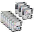 LC107 and LC105 Set of 9 Super HY Ink Cartridges for Brother