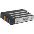 Compatible Brand for HP 972X Set of 4 HY Ink Cartridges