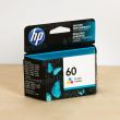 Original HP 60 Tri-Color Ink Cartridge, CC643WN