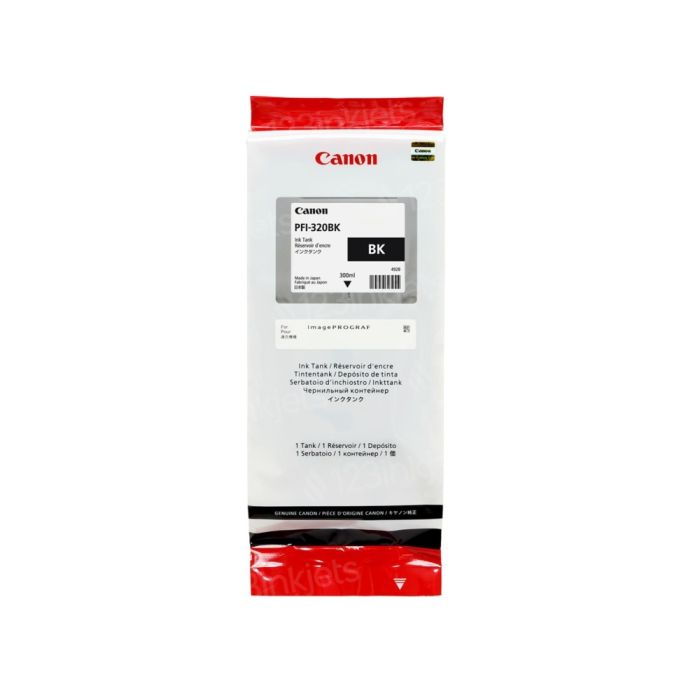 OEM Canon PFI-320 Black 300 mL Ink 2890C001 - 123inkjets