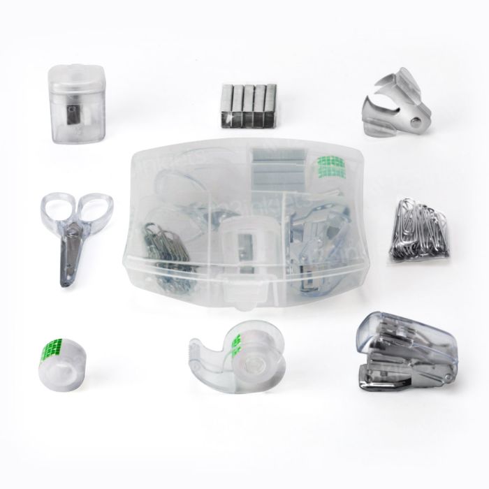 Clear Mini Office Supply Kit - 123inkjets