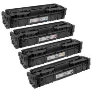 Compatible Replacement Toner Cartridges for HP 204A, (Bk, C, M, Y)