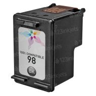 HP C9364WN (98) Black Remanufactured Ink Cartridges
