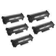 Compatible Brother TN770 Super High Yield Black Toners - 5 Pack