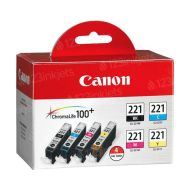 OEM Canon CLI-221 4-Color Multipack